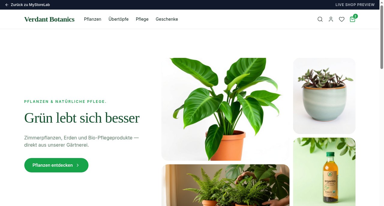 Saphir — Live Startseite