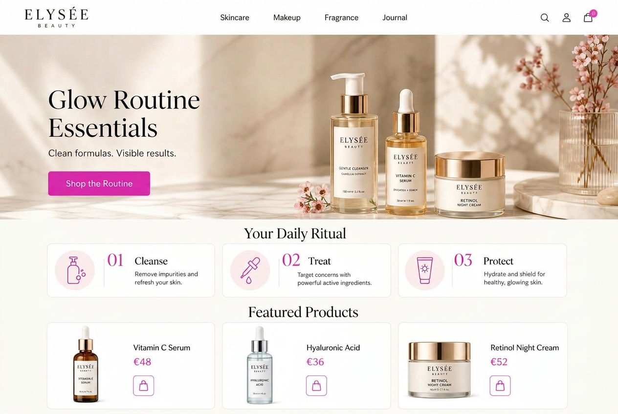 Elysée Beauty Startseite