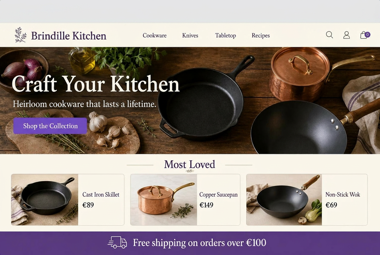 Brindille Kitchen Startseite