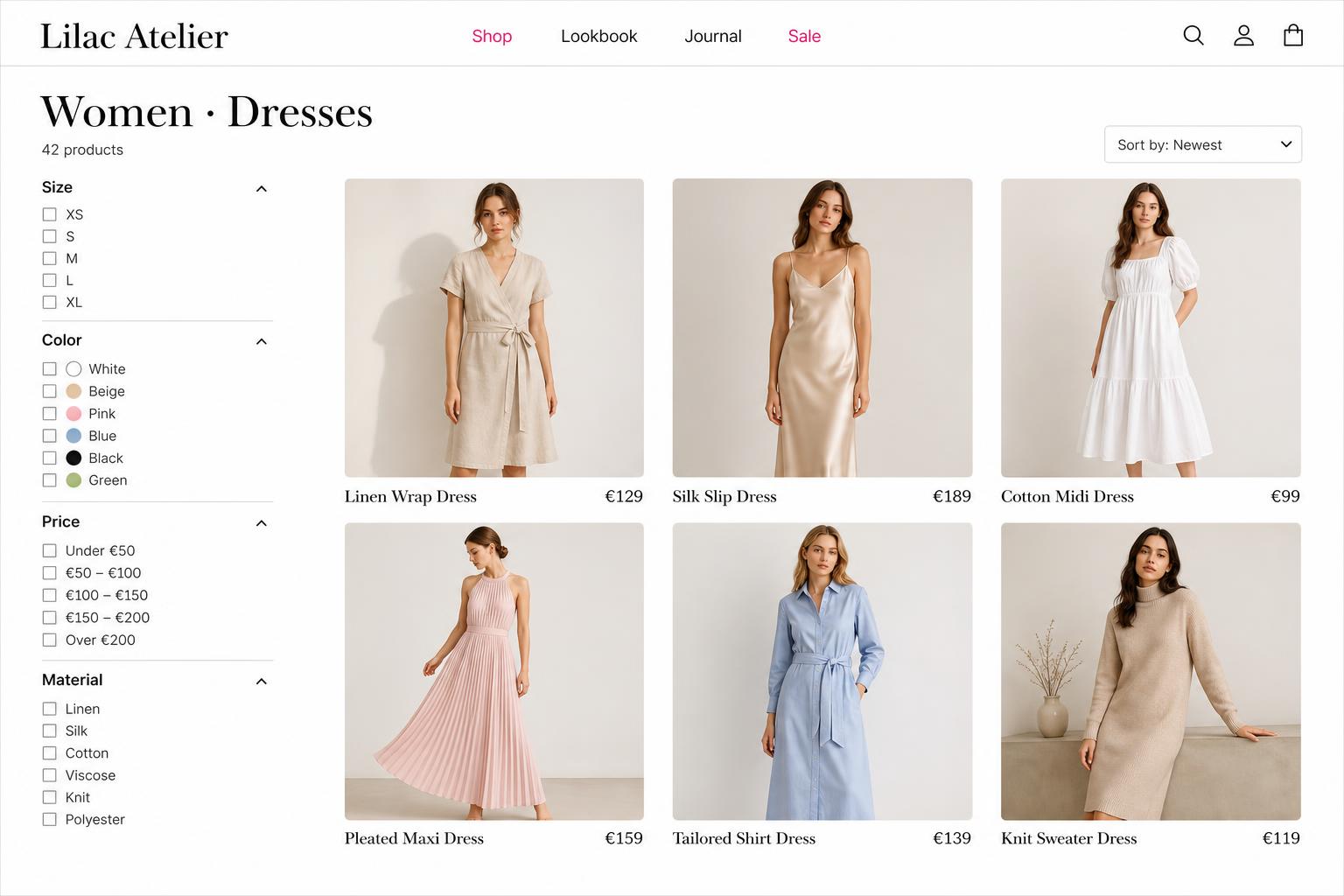 Lilac Atelier Kategorie
