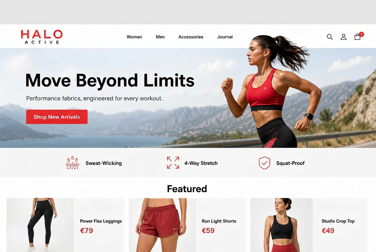 Halo Active Startseite