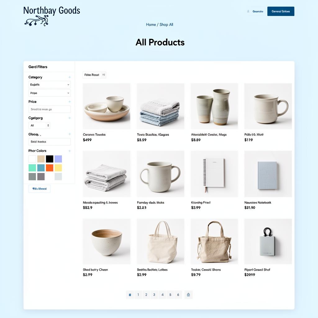 Northbay Goods Kategorie