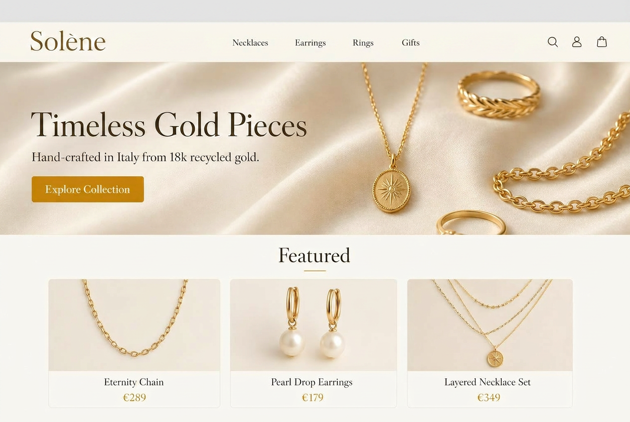 Solène Jewelry Startseite